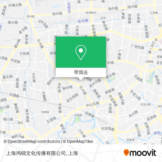 上海鸿锦文化传播有限公司地图