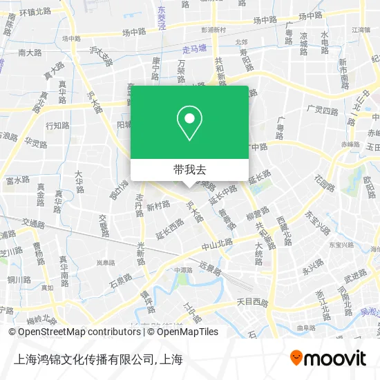 上海鸿锦文化传播有限公司地图