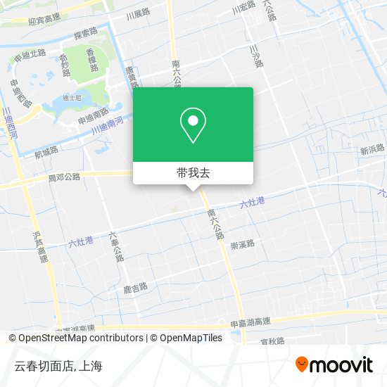 云春切面店地图