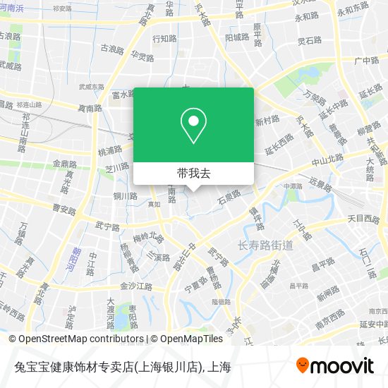 兔宝宝健康饰材专卖店(上海银川店)地图