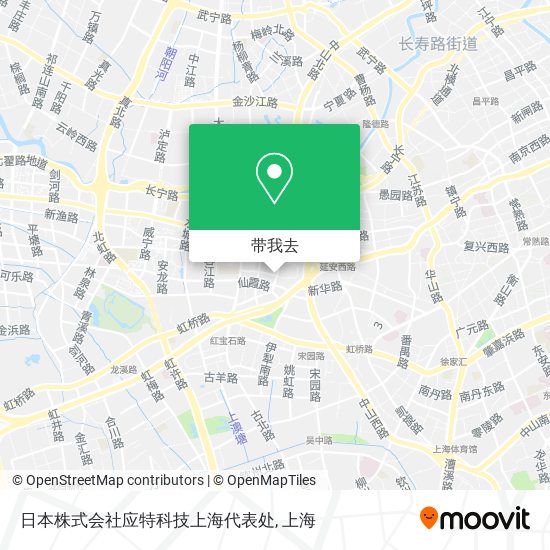日本株式会社应特科技上海代表处地图