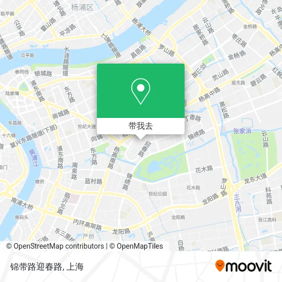 锦带路迎春路地图