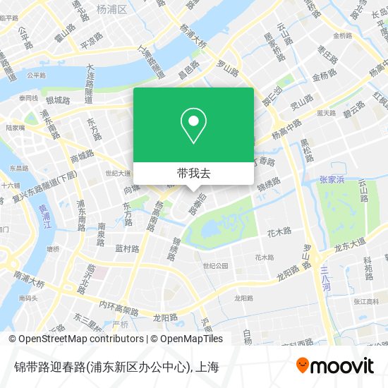 锦带路迎春路(浦东新区办公中心)地图