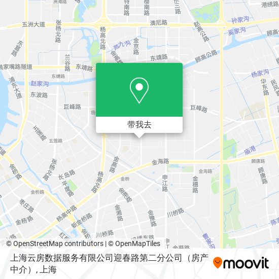 上海云房数据服务有限公司迎春路第二分公司（房产中介）地图