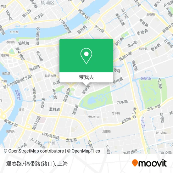 迎春路/锦带路(路口)地图