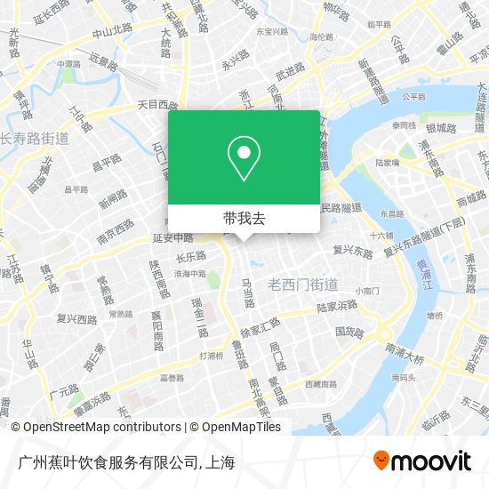 广州蕉叶饮食服务有限公司地图