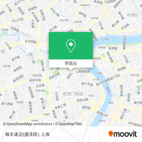 顺丰速运(盛泽路)地图