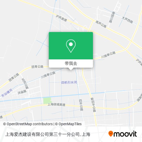 上海爱杰建设有限公司第三十一分公司地图