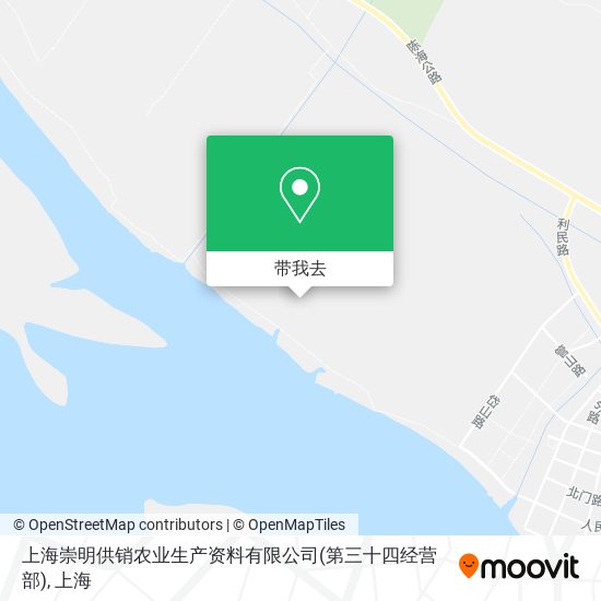 上海崇明供销农业生产资料有限公司(第三十四经营部)地图