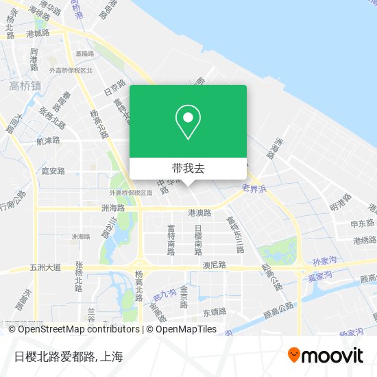 日樱北路爱都路地图