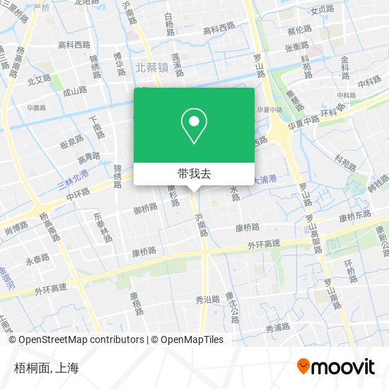 梧桐面地图