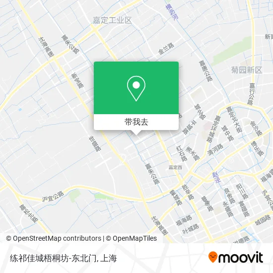 练祁佳城梧桐坊-东北门地图