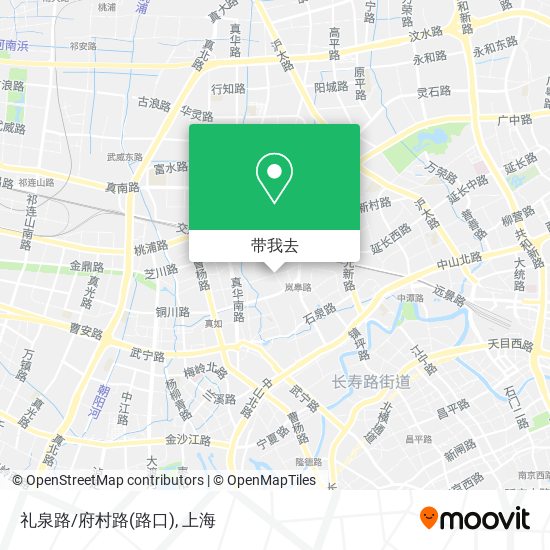 礼泉路/府村路(路口)地图