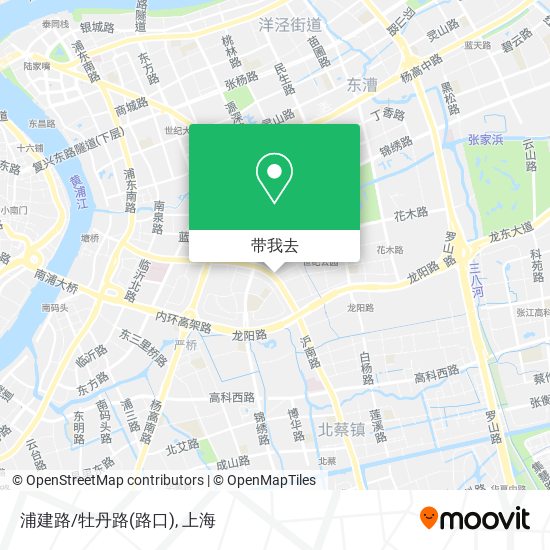 浦建路/牡丹路(路口)地图