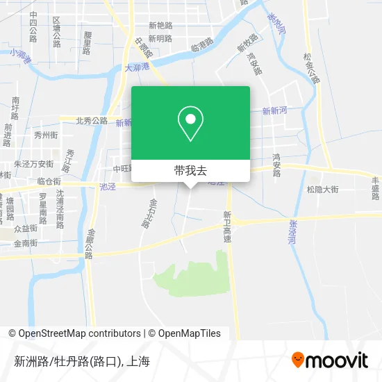 新洲路/牡丹路(路口)地图