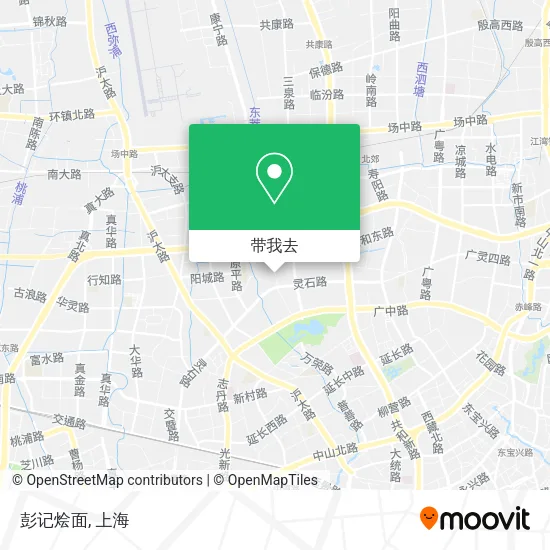 彭记烩面地图