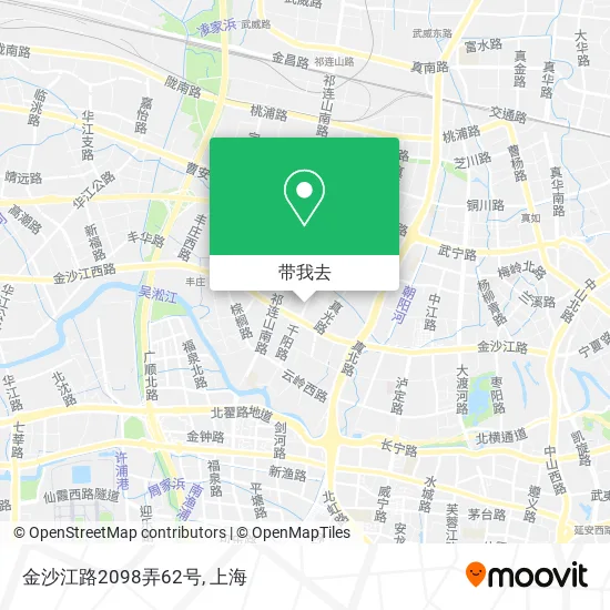 金沙江路2098弄62号地图