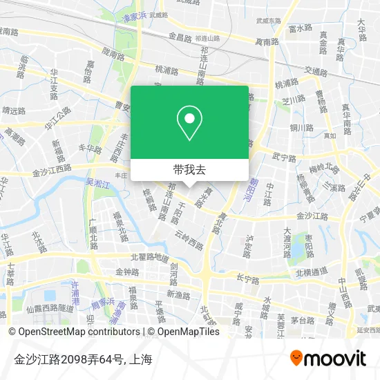 金沙江路2098弄64号地图