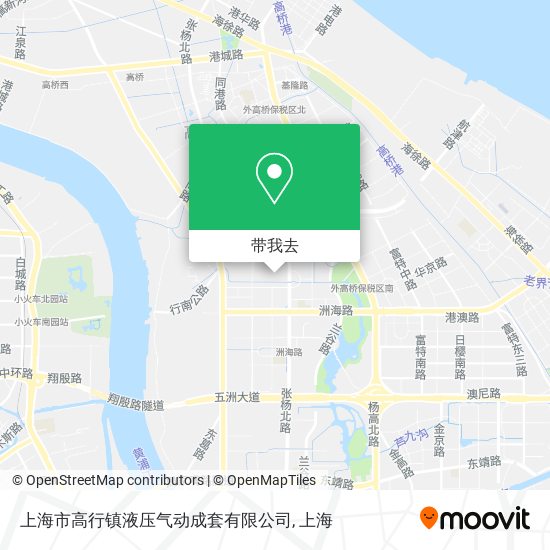 上海市高行镇液压气动成套有限公司地图