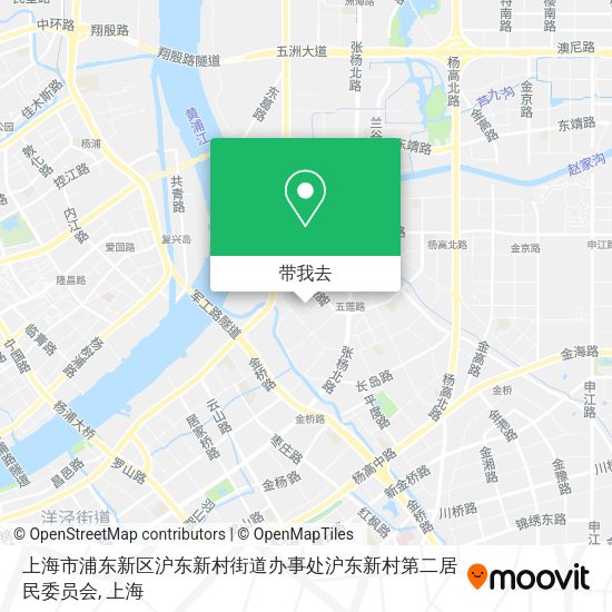 上海市浦东新区沪东新村街道办事处沪东新村第二居民委员会地图