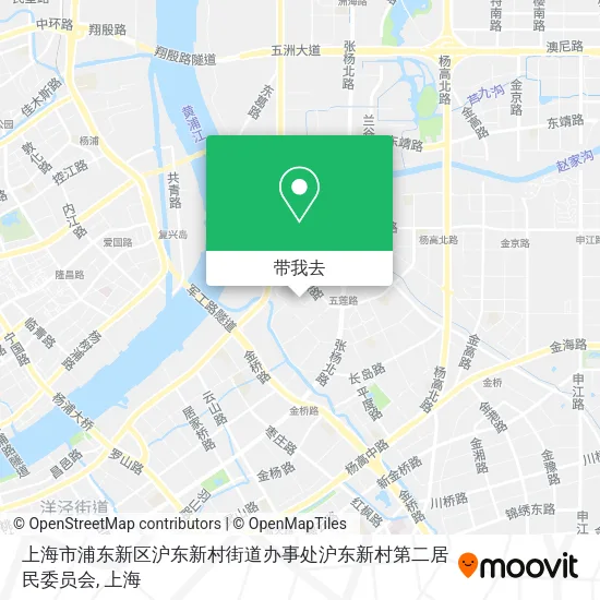 上海市浦东新区沪东新村街道办事处沪东新村第二居民委员会地图