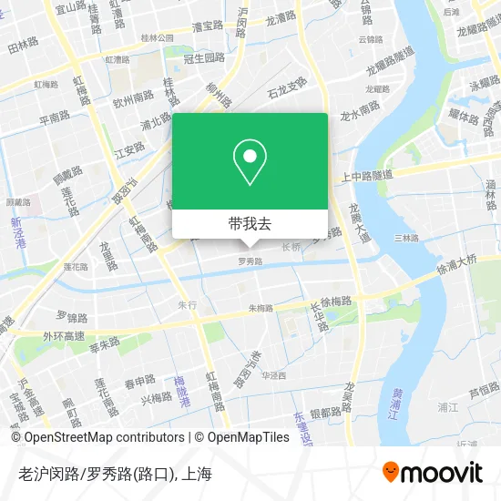 老沪闵路/罗秀路(路口)地图