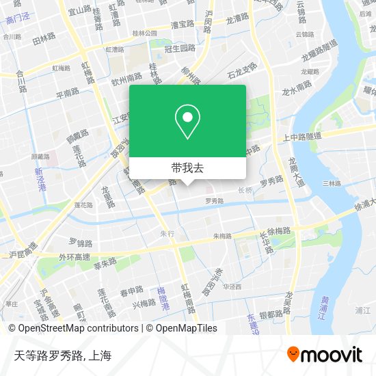 天等路罗秀路地图