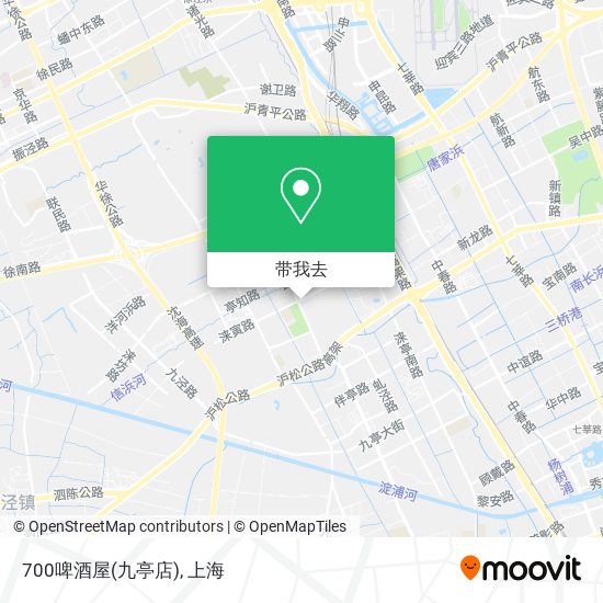 700啤酒屋(九亭店)地图