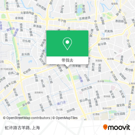 虹许路古羊路地图