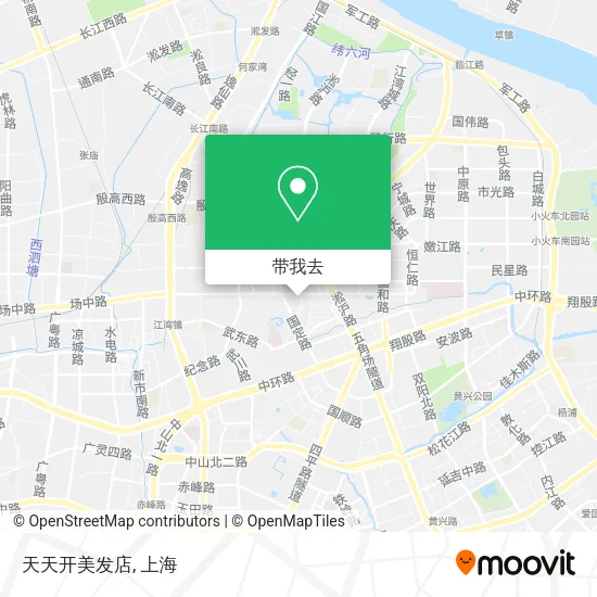 天天开美发店地图