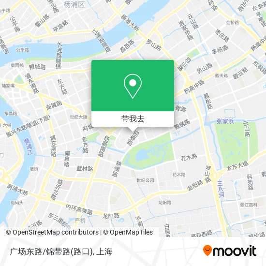 广场东路/锦带路(路口)地图
