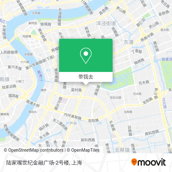 陆家嘴世纪金融广场-2号楼地图