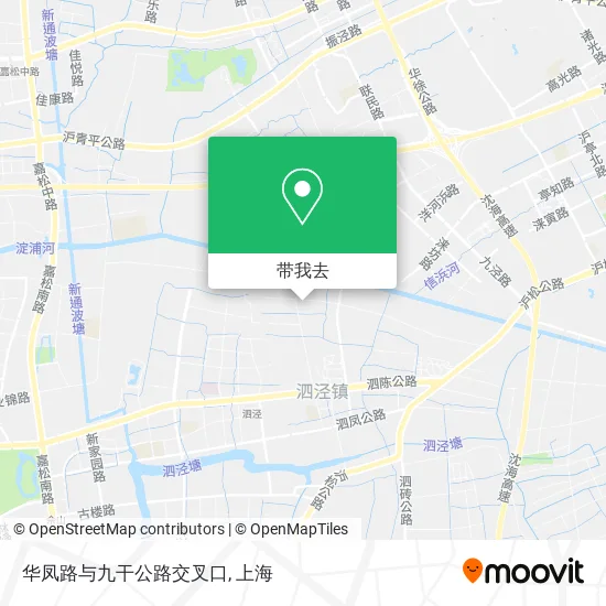 华凤路与九干公路交叉口地图