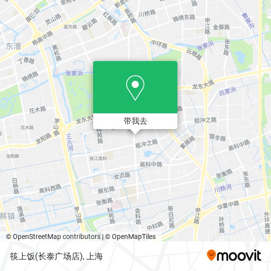 筷上饭(长泰广场店)地图