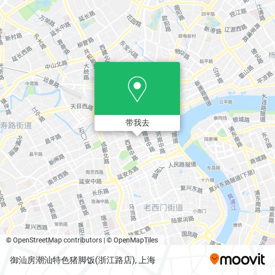 御汕房潮汕特色猪脚饭(浙江路店)地图