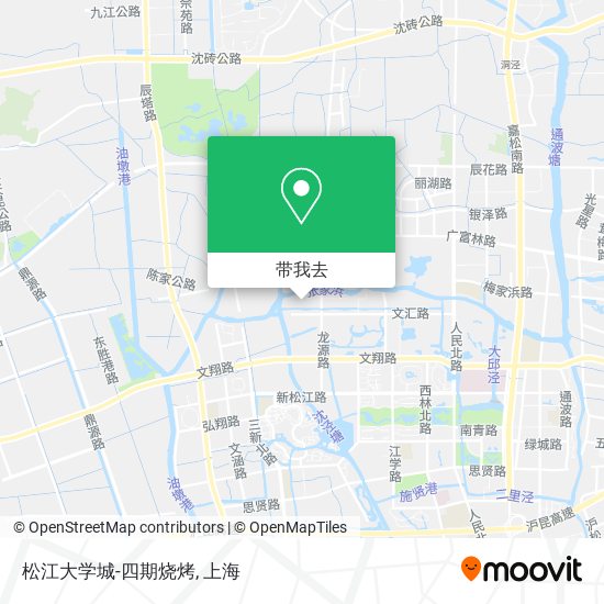 松江大学城-四期烧烤地图