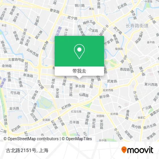 古北路2151号地图