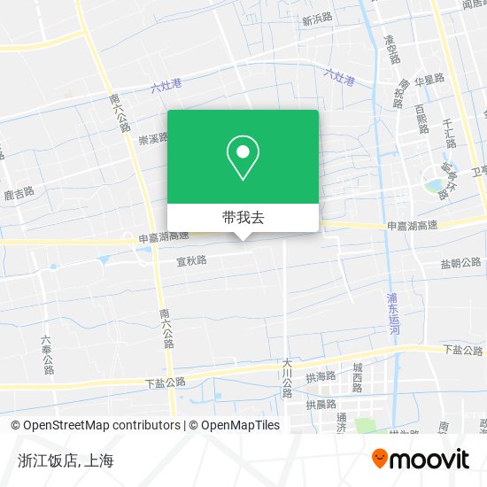 浙江饭店地图