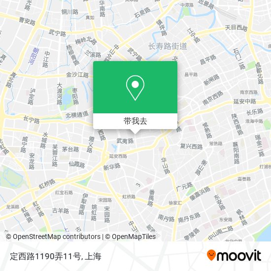 定西路1190弄11号地图
