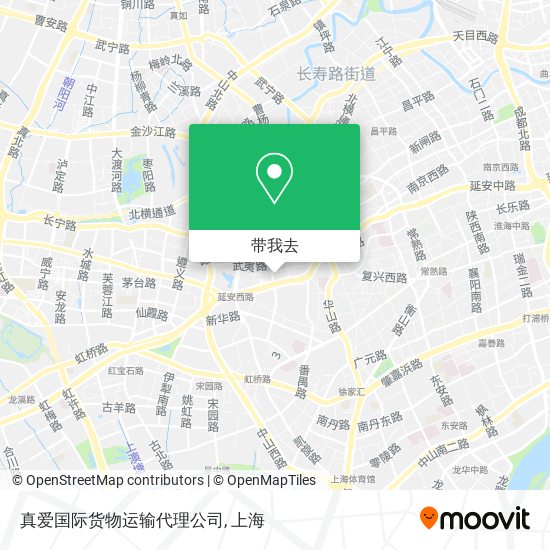 真爱国际货物运输代理公司地图