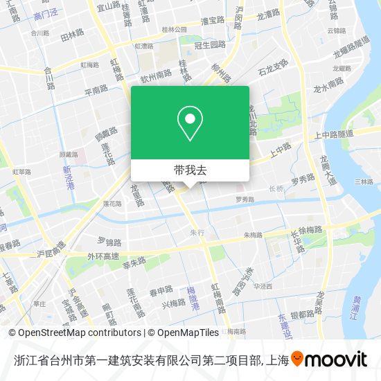 浙江省台州市第一建筑安装有限公司第二项目部地图