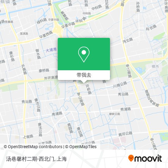 汤巷馨村二期-西北门地图