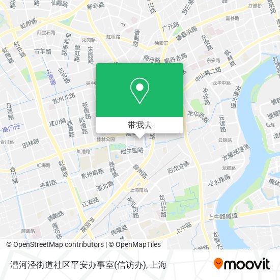 漕河泾街道社区平安办事室(信访办)地图