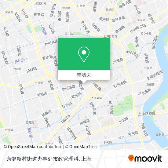 康健新村街道办事处市政管理科地图