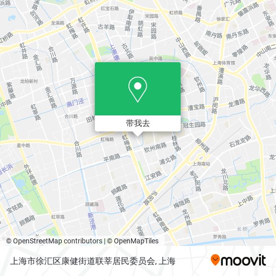 上海市徐汇区康健街道联莘居民委员会地图