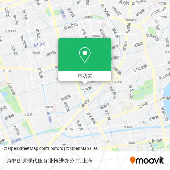 康健街道现代服务业推进办公室地图