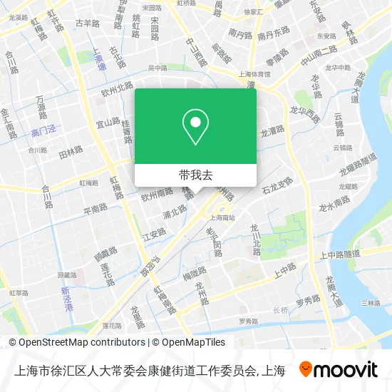 上海市徐汇区人大常委会康健街道工作委员会地图