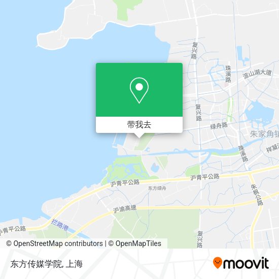 东方传媒学院地图