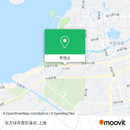 东方绿舟景区瀑布地图