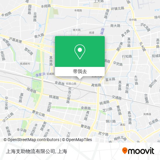 上海支助物流有限公司地图